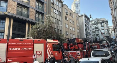  Şişli'de otelde yangın paniği