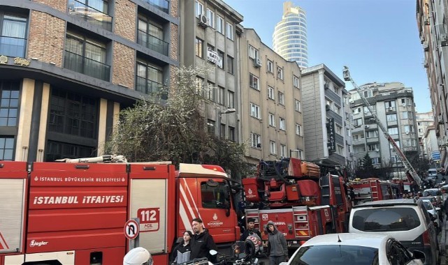 Şişli'de otelde yangın paniği