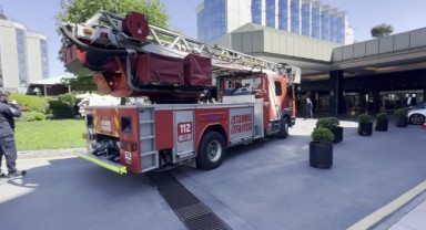 Swiss Otel'de yangın paniği: Misafirler tahliye edildi