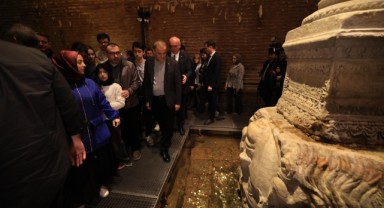 Yerebatan Sarnıcı'nı bir günde 20 bin kişi gezdi