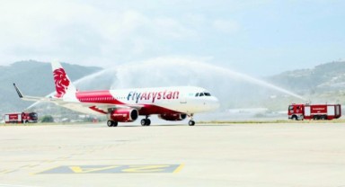 Almatı'dan Gazipaşa'ya ilk direkt uçuş yapıldı