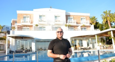 Bodrum'a helikopterle de gelen var, toplu taşımayla da
