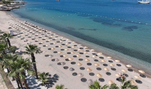 Bodrum'da 68 halk plajı sezona hazırlandı