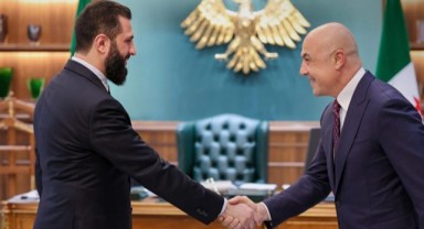 Fettah Tamince Şam'da Ahmet El-Şara ile görüştü