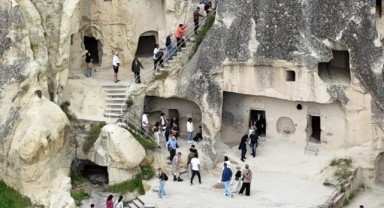Kapadokya'da bayram yoğunluğu