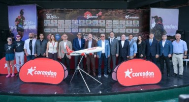 Kemer'de denizden gökyüzüne koşu heyecanı!