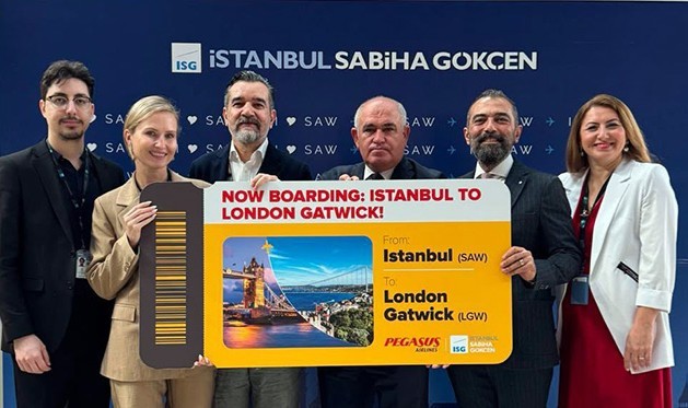 Sabiha Gökçen'den Gatwick'e direkt seferler başladı