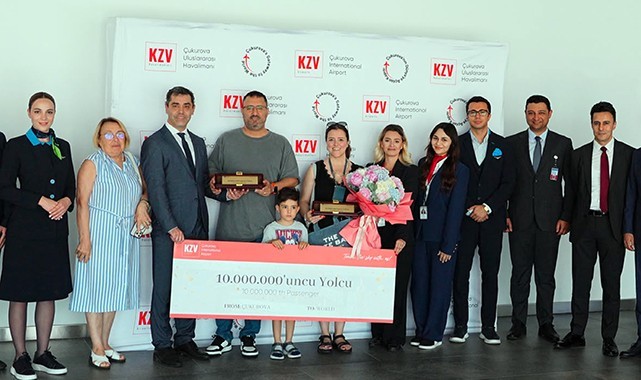 Çukurova Havalimanı 10 milyon yolcuya ulaştı