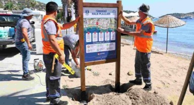Türkbükü'ndeki 5 halk plajı sezona hazır